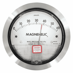 Afficher les détails pour Manomètre de pression différentielle à haute précision Magnehelic Dwyer série 2000-HA Image de Manomètre de pression différentielle à haute précision Magnehelic Dwyer série 2000-HA